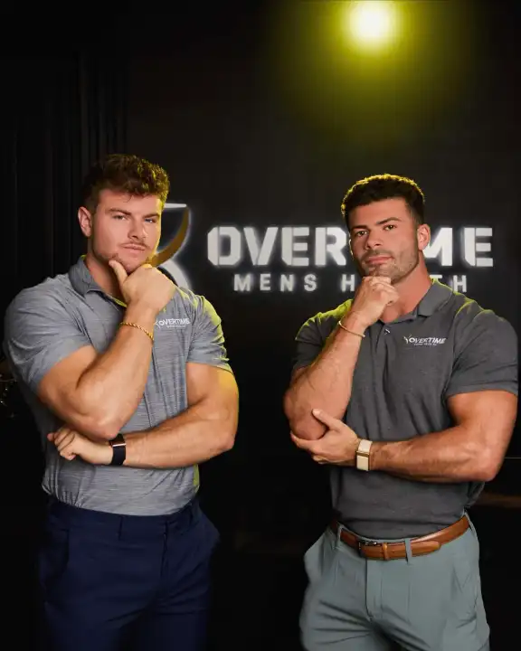 The founders of Overtime Men's Health